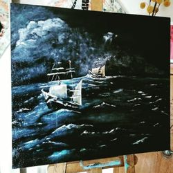 20x18 Arcylic Wood Wall Decor Painting