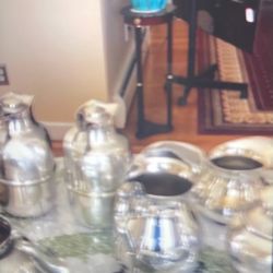 Set of tradition Moroccan tea platter and More 