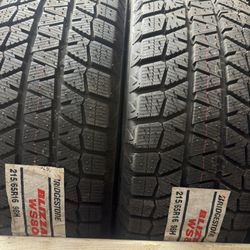 215/65r16 Bridgestone Snow Tires