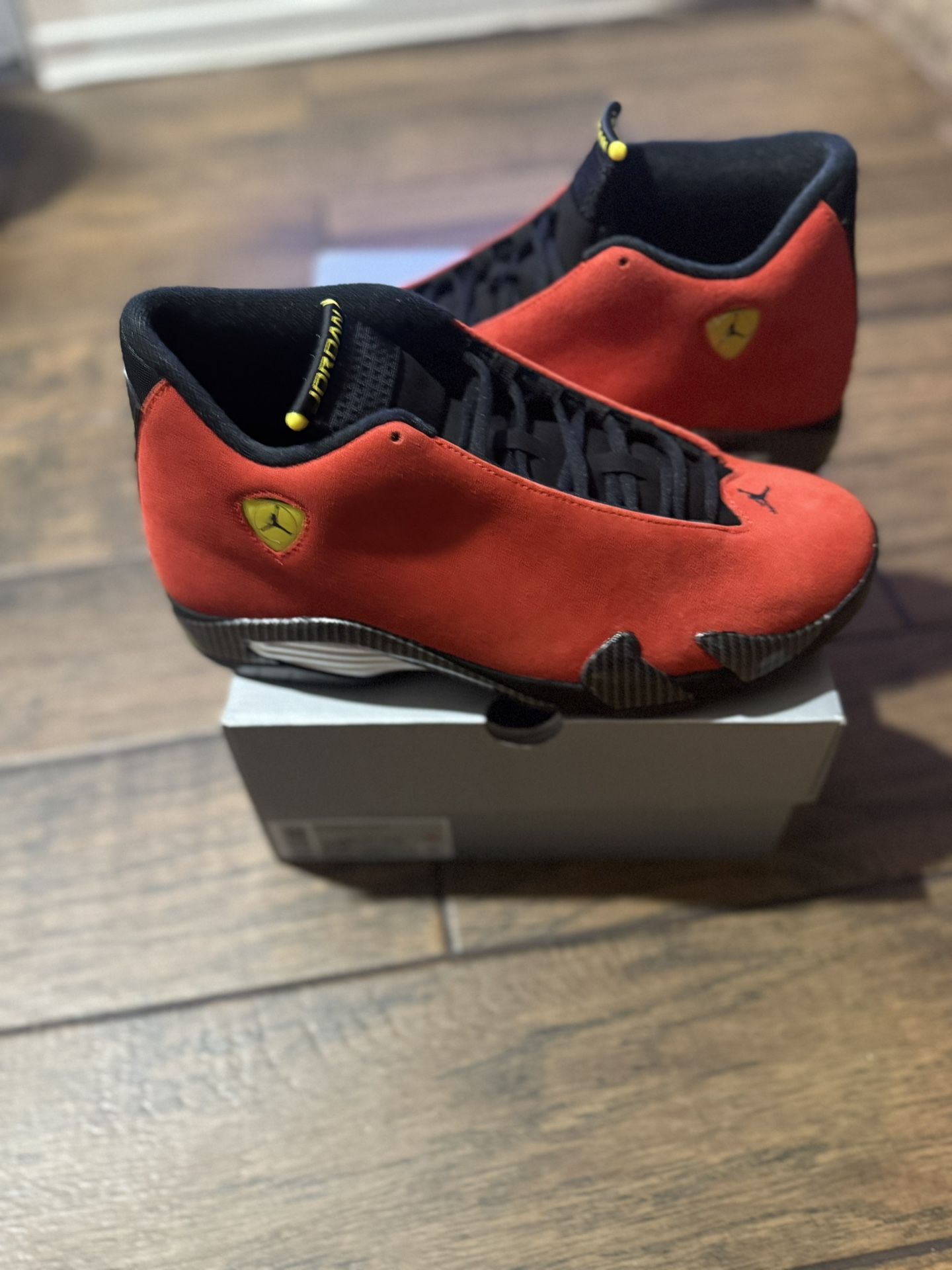 Air Jordan 14 Ferrari Sz 10.5 Brand New 100% Authentic