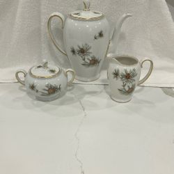 Antique Rosen Thale Pine Needle 8016 Tea Set