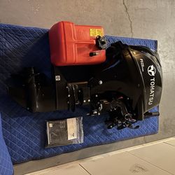 2021 Tohatsu 9.9 Sport Thrust Boat Motor - Brand New 