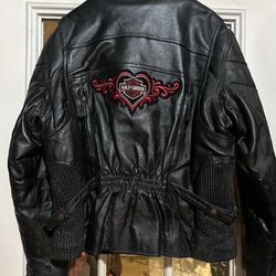 Woman’s Leather Harley Davidson Jacket