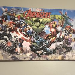 Canvas Avengers Marvel Poster Picture.