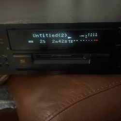 Sony Minidisc Deck Record Player No Remote 