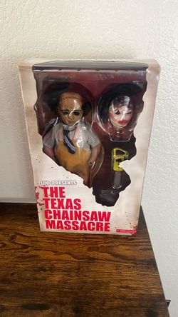 Leather face  Mezco LDD Presents Texas Chainsaw Massacre Doll Set