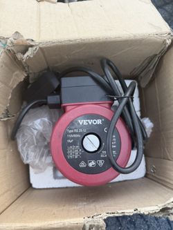 VEVOR RS25-12 Hot Water Circulator Pump 110V – Open Box