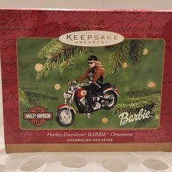 BARBIE HARLEY-DAVIDSON KEEPSAKE XMAS ORNAMENT 