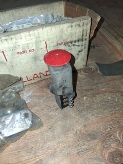 Red Mushroom Head Push Button Switch