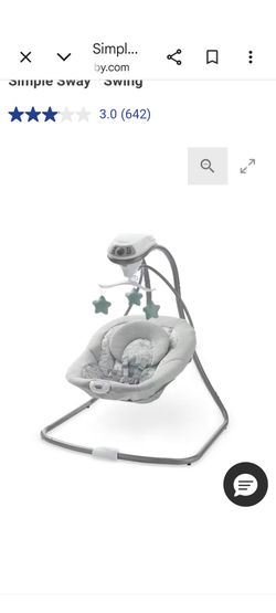 Graco Simple Sway Swing, Ivy
