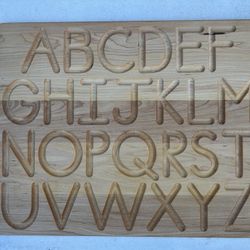 TREASURES FROM JENNIFER - Printed Alphabet Tracing Board