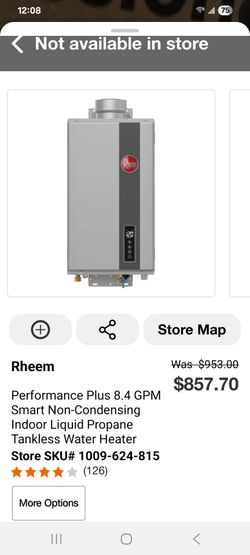 Tankless Water Heater New