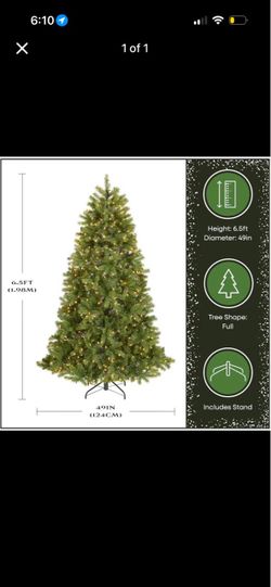 Brand new 6.5 foot Christmas tree in box