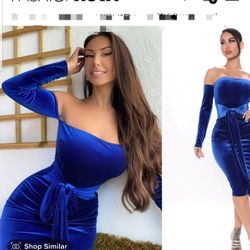 Fashion Nova Velvet Dress