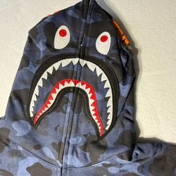 Bape Shark Hoodie Navy XL