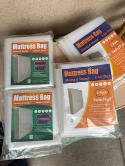 Mattress Bags for Moving & Storage – 4 Packs