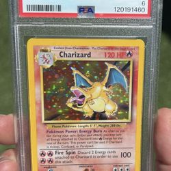 PSA 6 Base Set Charizard 