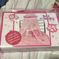 Pink Bed Canopy