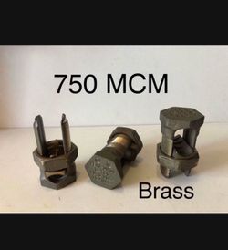 Split Bolt in Brass 750 MCM (set of 3) $200