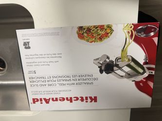 Kitchen aid attachment
