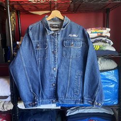 Vintage FUBU Jean Jacket🔥 size Small in Men for $40‼️‼️