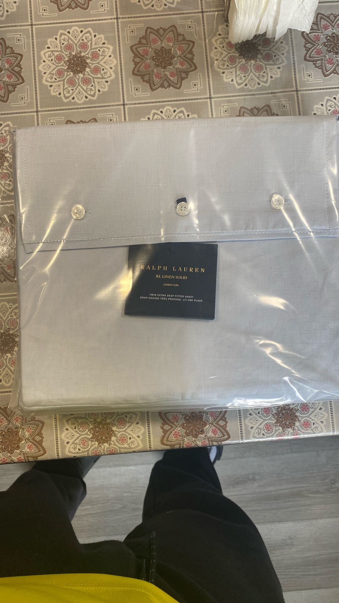 Ralph Lauren RL Linen Solid Twin Fitted