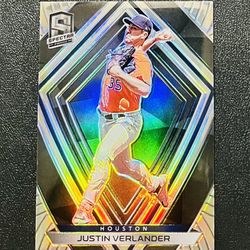 2020 Panini Spectra Baseball Justin Verlander Prizm Silver Refractor
