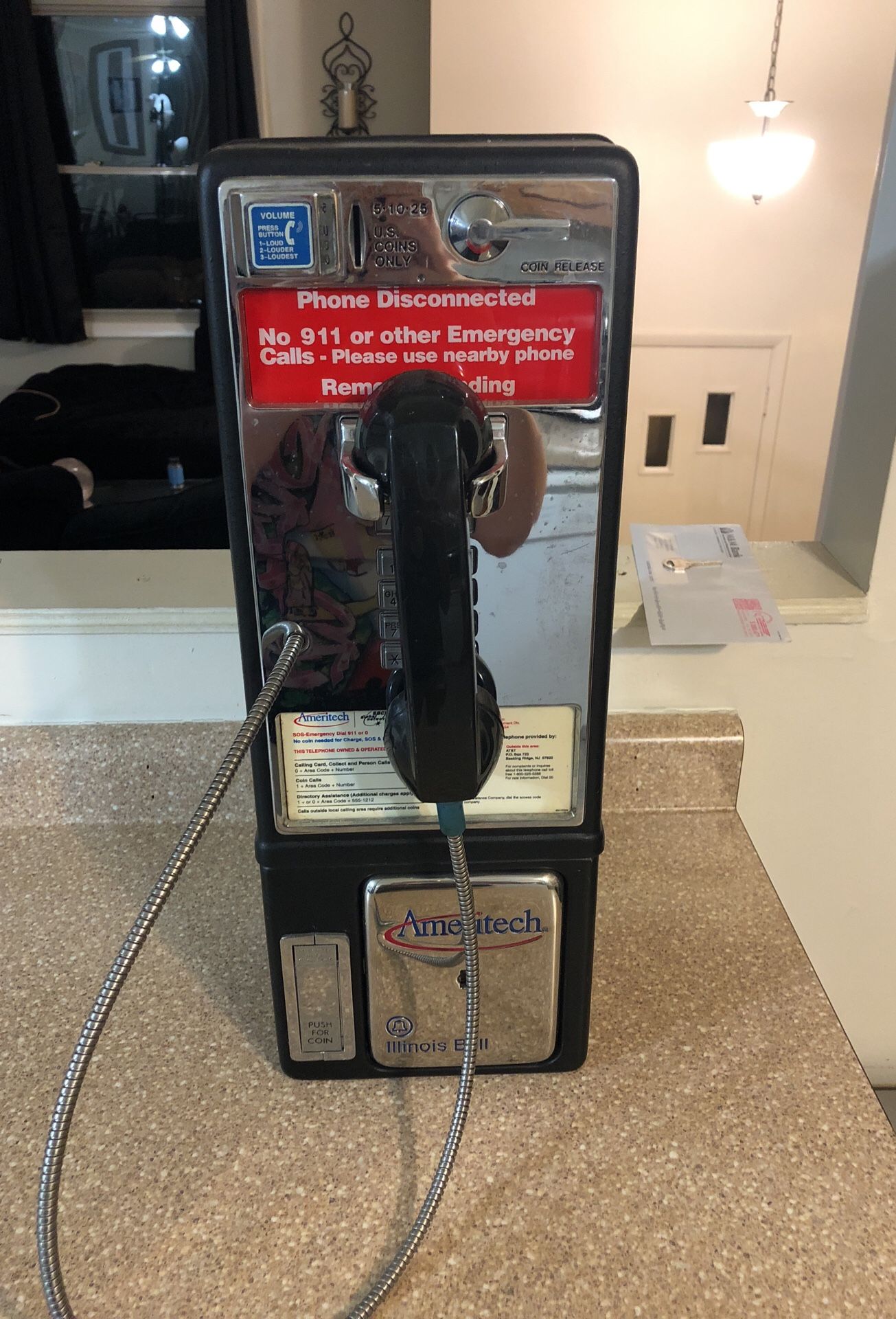 Ameritech vintage payphone
