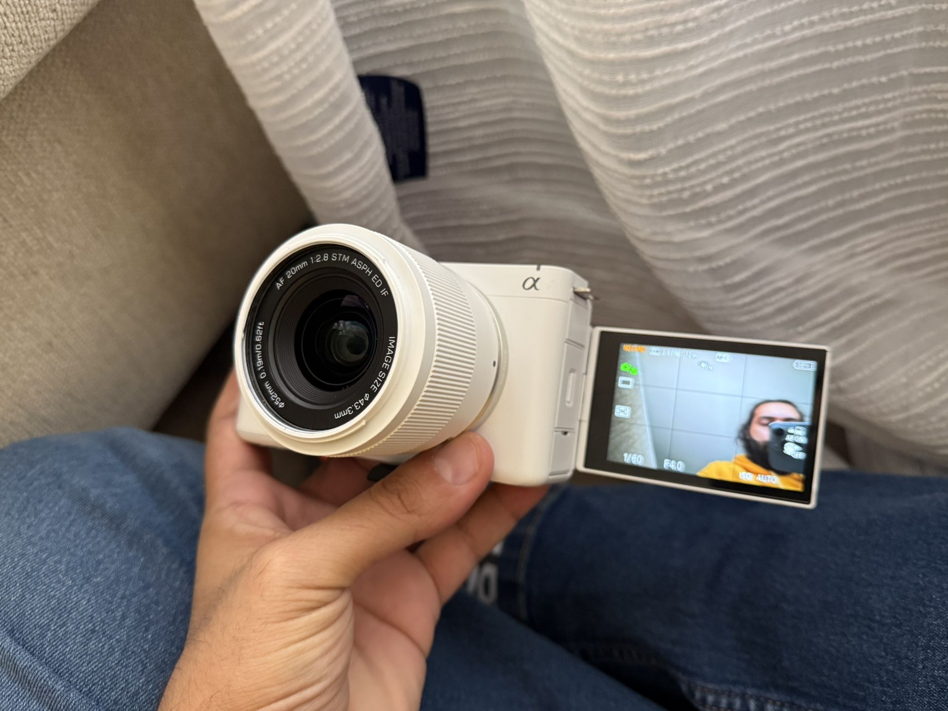 ZV E1 Full Frame Camera with 20mm Viltrox Lens Electronics & Media