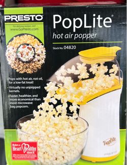 PopLite - Máquina de aire caliente para maíz