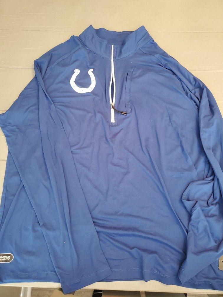 Colts NFL Men's Size XL Quarter Zip Pullover