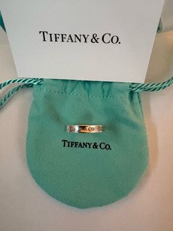 Tiffany & Co. 1837 Narrow Ring – Sterling Silver 925 – US Size 8