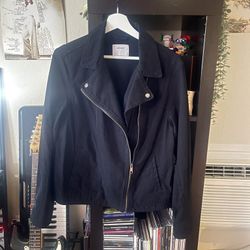 Black Old Navy Moto Jacket