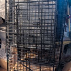 New 36" Foldable Dog / Cat Crate Cage with Tray 