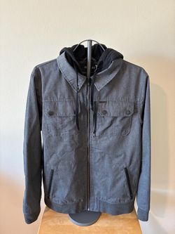 EMPYRE Gray Zip-Up Jacket with Hood