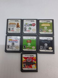 Sims 2 Pets Avatar the Game Petz Fantasy Moonlight Magic Garfield Tale of Two Kitties Open Season Battle of Giants Dinosaurs Nintendo DS
