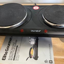 Elite gourmet double burner