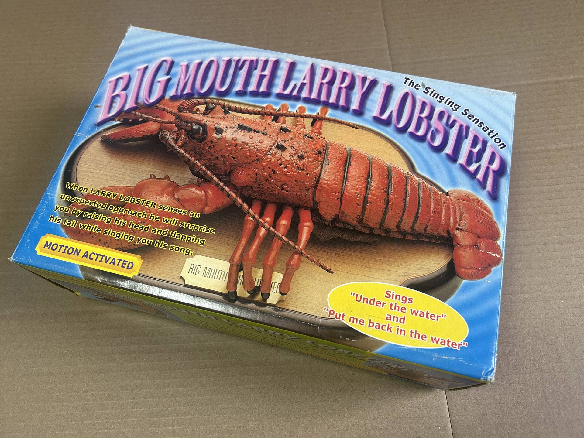 Vintage Big Mouth Larry Lobster - New Open Box