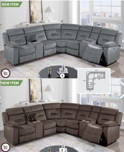 Sectional w/ Reclining Seats - 