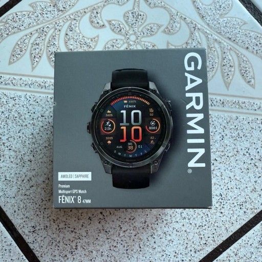 Garmin Fenix 8 47mm AMOLED Sapphire Premium Multisport GPS Smartwatch