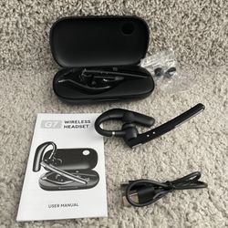 Brand new Wireless Earpiece with 500mAh Charging Case Hand-Free Headphones Noise Canceling Mic 