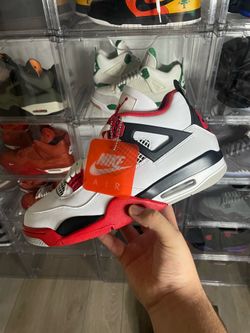 NEW Sz 10.5 Fire Red 4s (2020)