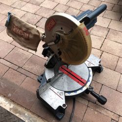 Ryobi  10” Miter Saw W/  Extra Blade