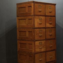 Vintage 1910 Bookshelf Or Cabinet 