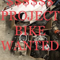 Project Dirt Bike Killed Blown Seized Needs Work WAN-TED