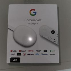 Chromecast With Google Tv 4K 