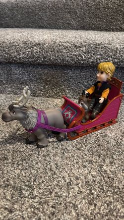 Frozen Sled Kristoff Sven and Baby Sven