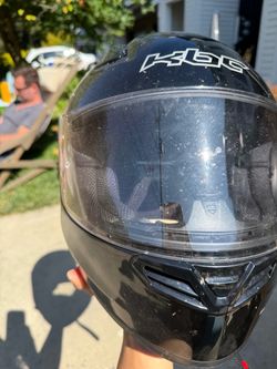 KBC Full-Face Motorcycle Helmet Black