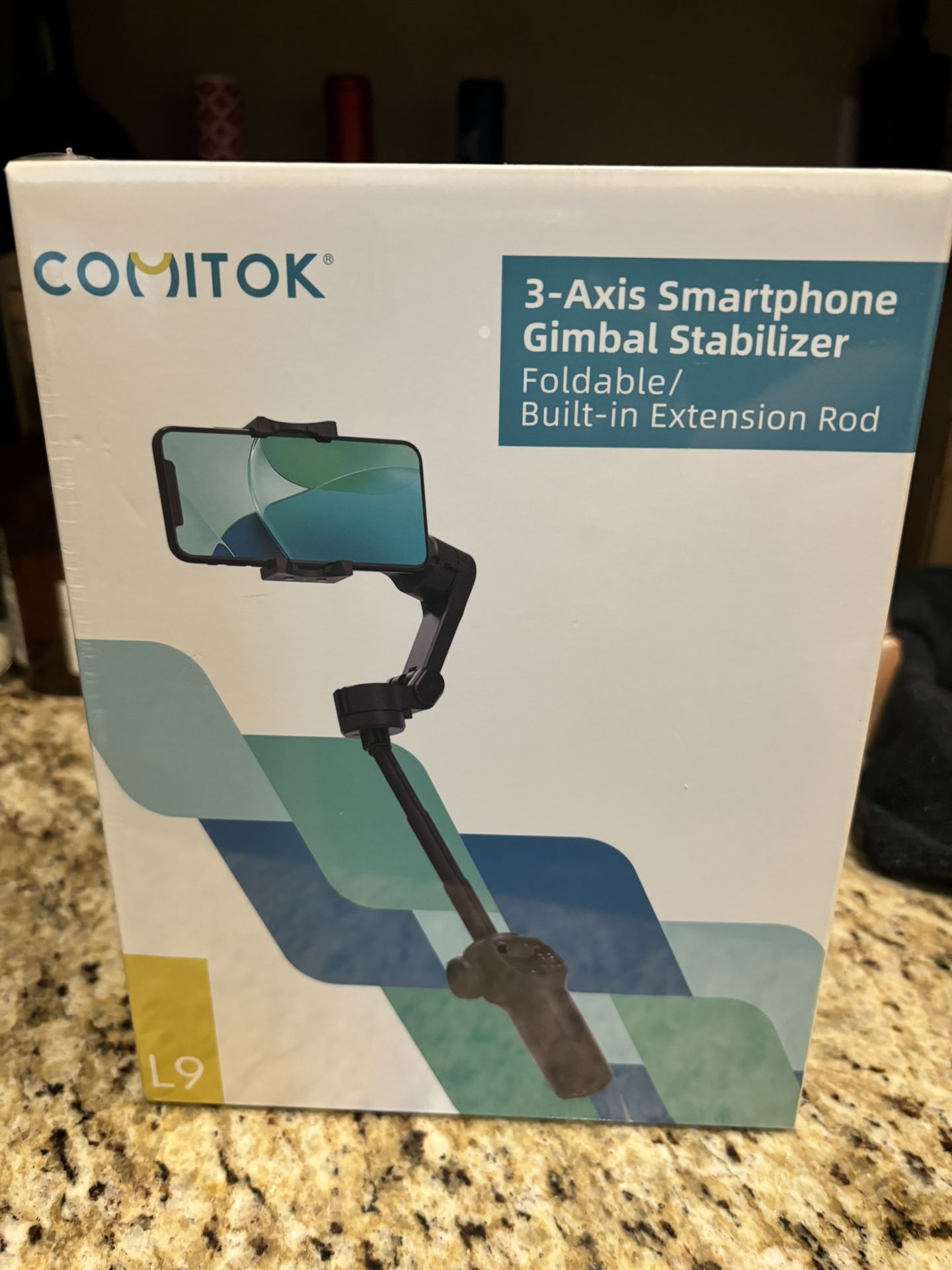 COMITOK Store 4.0 4.0 out of 5 stars 1 L9, Gimbal Stabilizer for Smartphone, Built-in Extension Rod & Tripod, Gimbled iPhone Holder Stabilizer, Portab