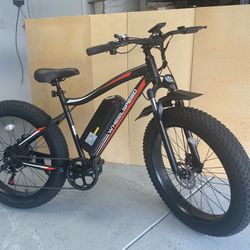 E Bike: Wheelspeed Taurus 26” fat Tire (mountain Bike)